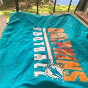 Miami Dolphins 47’ Mens Spellout Green T shirt XL
